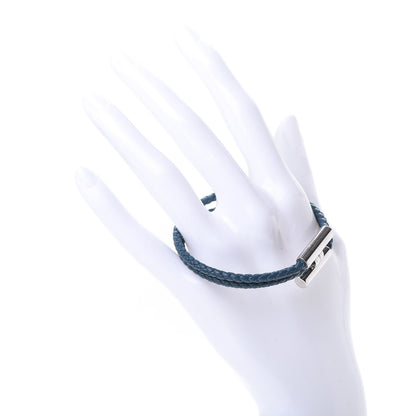 Hermes Swift Double Wrap Cord Tournis Tresse Bracelet T5 Colvert 2 of 5
