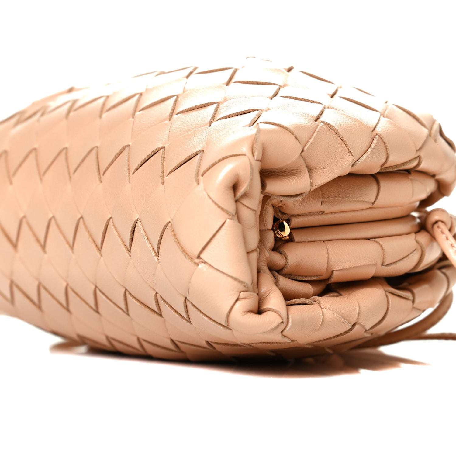 Bottega Veneta Nappa Intrecciato The Mini Pouch Almond 11 of 11