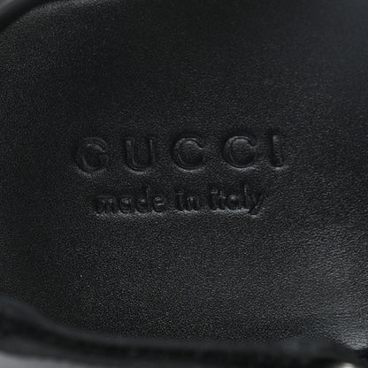 Gucci Nylon Cirano Lux Stripe Mens Cleat Sole Slingback Sandals 11 Ecru Poppy Black 8 of 9