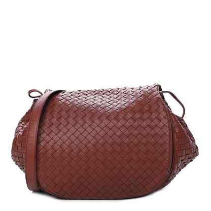 Bottega Veneta Nappa Intrecciato Shoulder Bag Brique 1 of 9