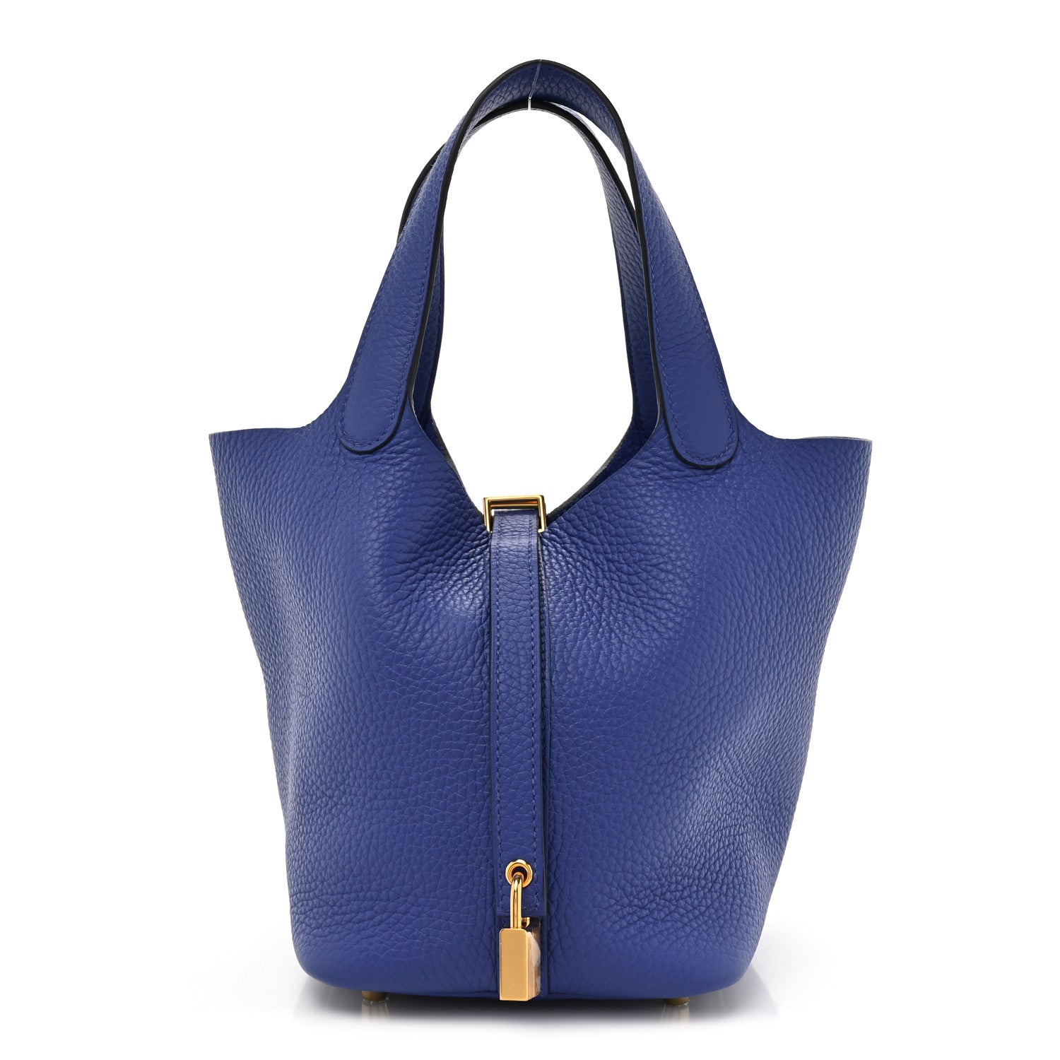 Hermes Taurillon Clemence Picotin Lock 18 PM Bleu Electrique 1 of 11