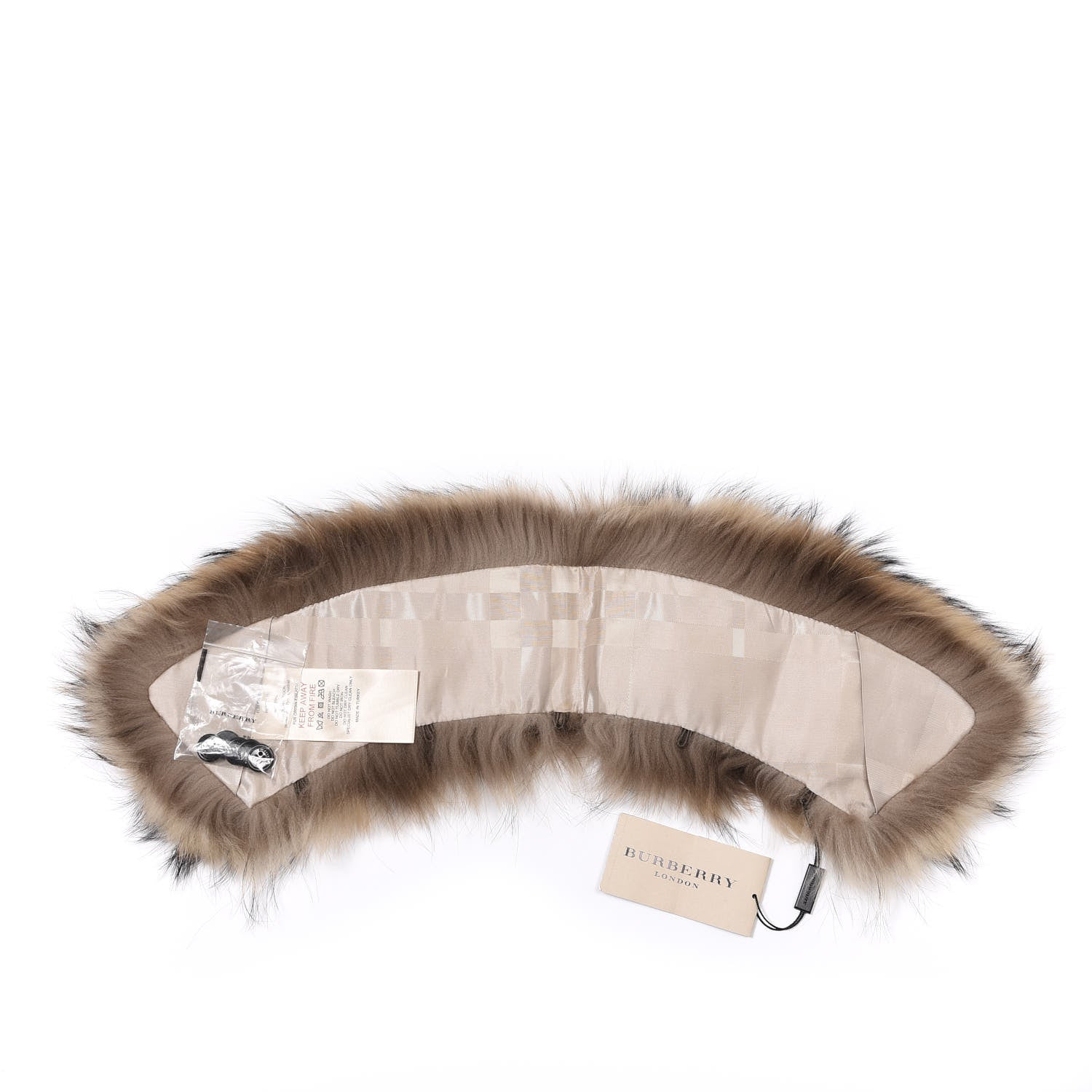 Burberry Raccoon Fur Stole Brown 2 of 3
