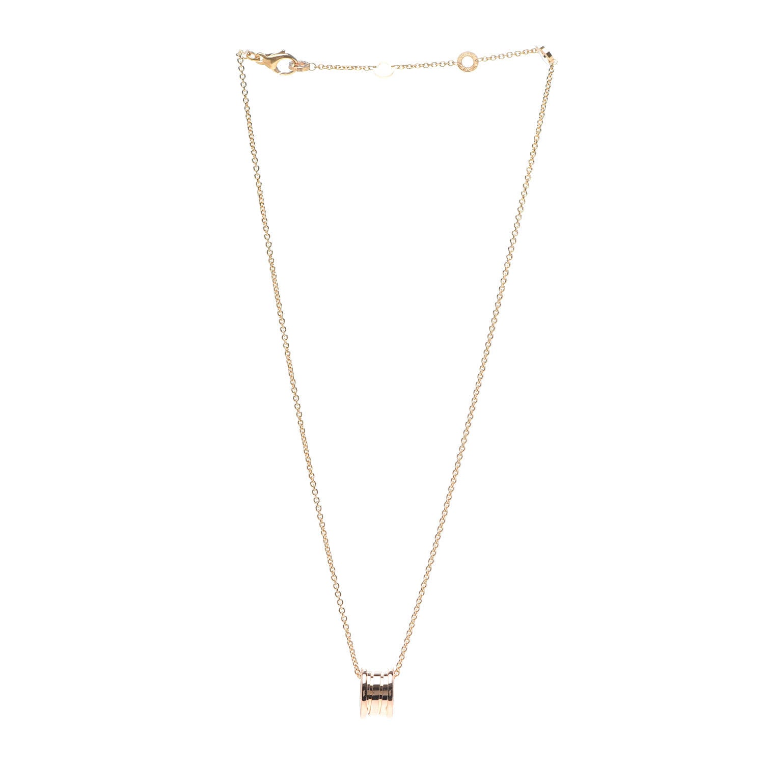 Bulgari 18K Yellow Gold B.Zero1 Pendant Necklace 3 of 5