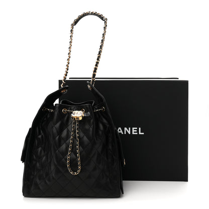 Chanel Caviar Quilted Medium Chanel 25 Handbag Black 12 of 12
