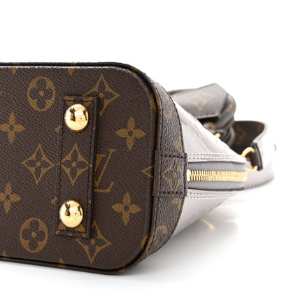Louis Vuitton Vernis Monogram Alma BB Taupe Metallise 10 of 11