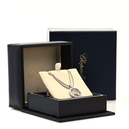 Chopard 18K White Gold Diamond Black Diamond Happy Diamonds Starfish Pendant Necklace 7 of 7