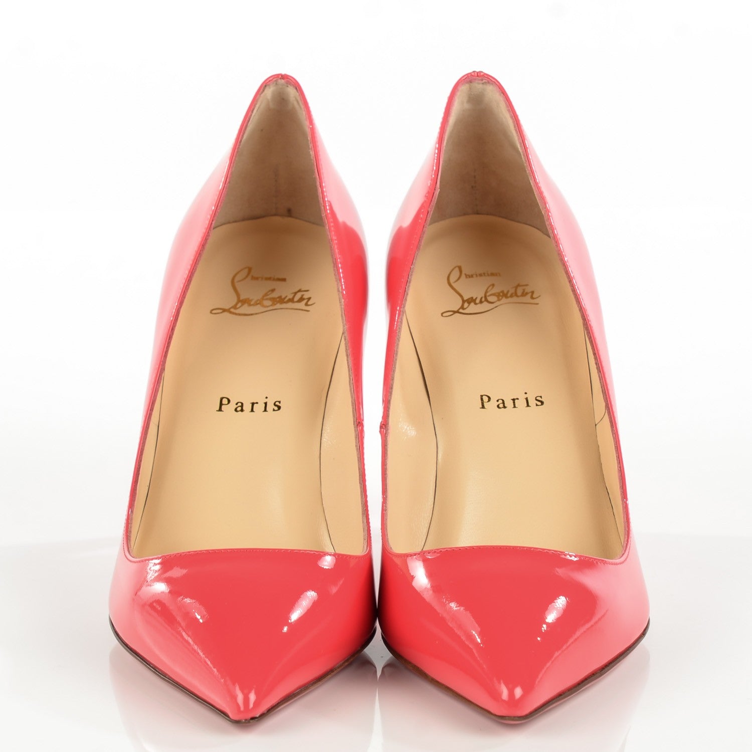 Christian Louboutin Patent Pigalle 85 Pumps 38 Famboise 2 of 7