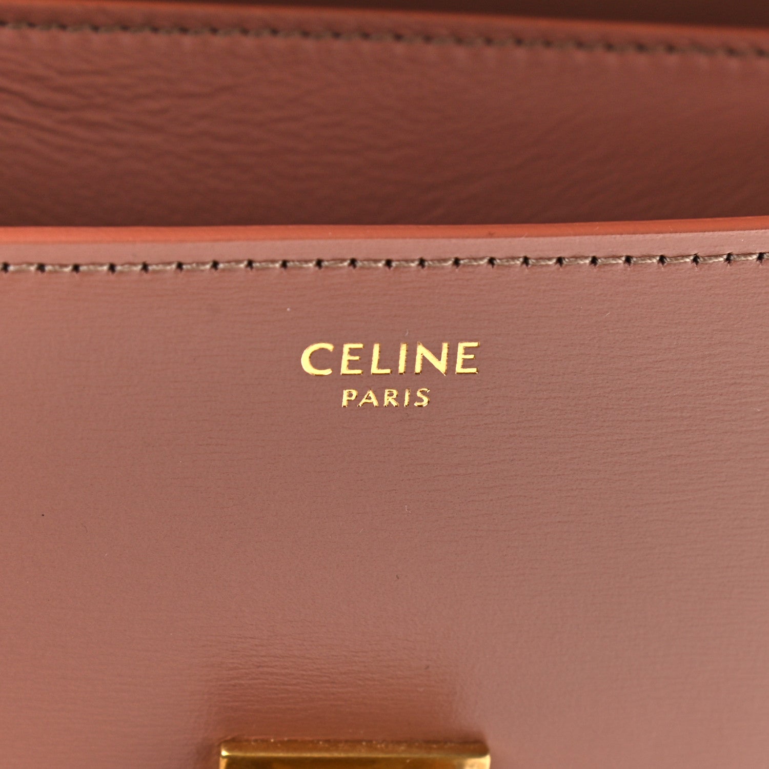 Celine Box Calfskin Teen Classic Box Flap Bag Antique Rose 6 of 9