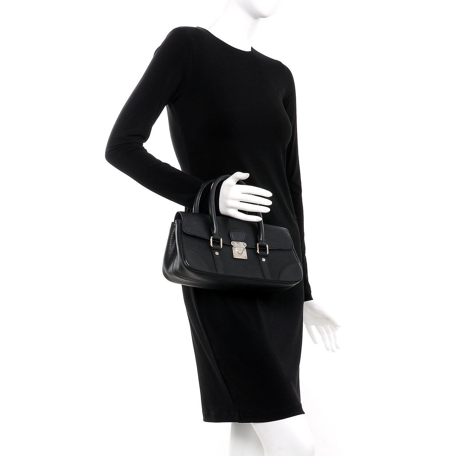 Louis Vuitton Epi Segur PM Black 2 of 7