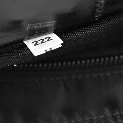 Prada Nylon Flat Messenger Bag Black 7 of 10