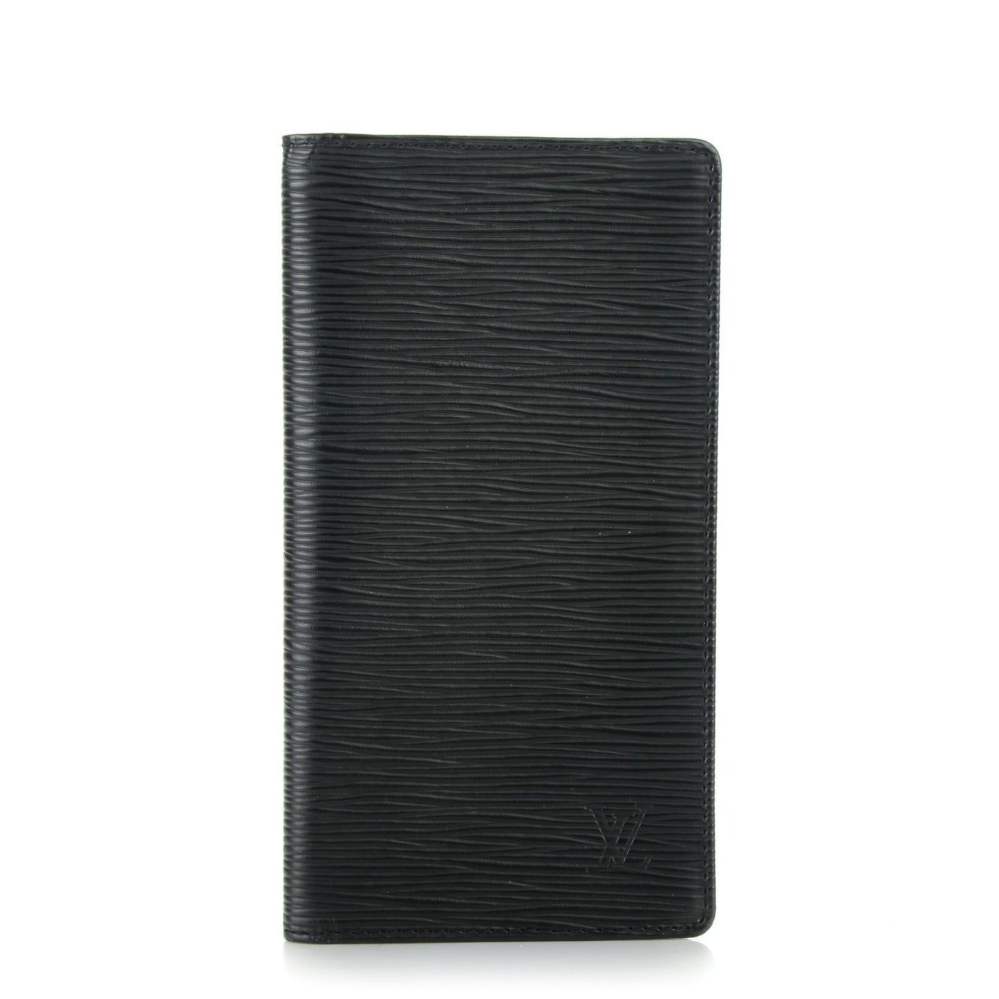 Epi Checkbook Organizer Wallet Black