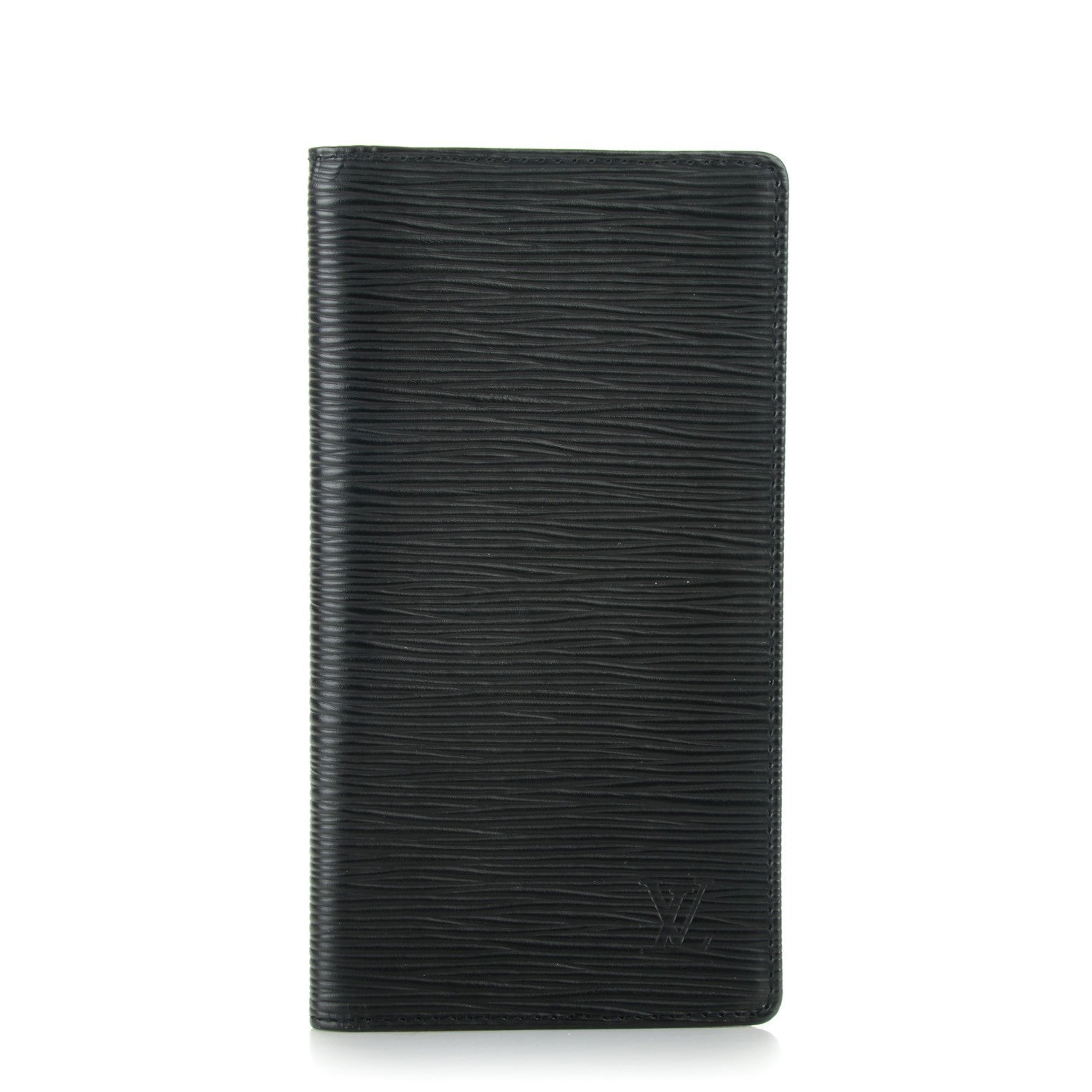 Louis Vuitton Epi Checkbook Organizer Wallet Black 1 of 7