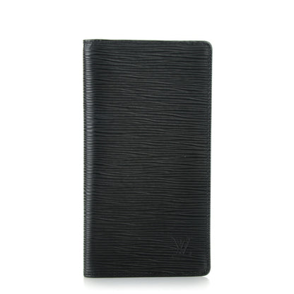 Louis Vuitton Epi Checkbook Organizer Wallet Black 1 of 7