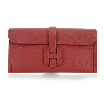 Hermes Epsom Jige Elan 29 Clutch Vermillion 1 of 9