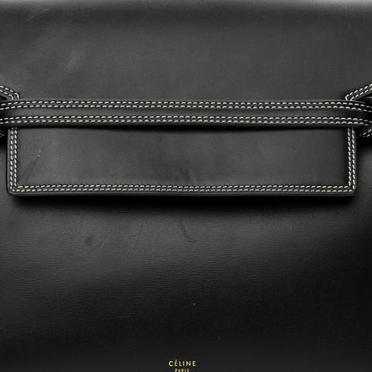 Celine Smooth Calfskin Double Stitching Mini Belt Bag Black 9 of 13