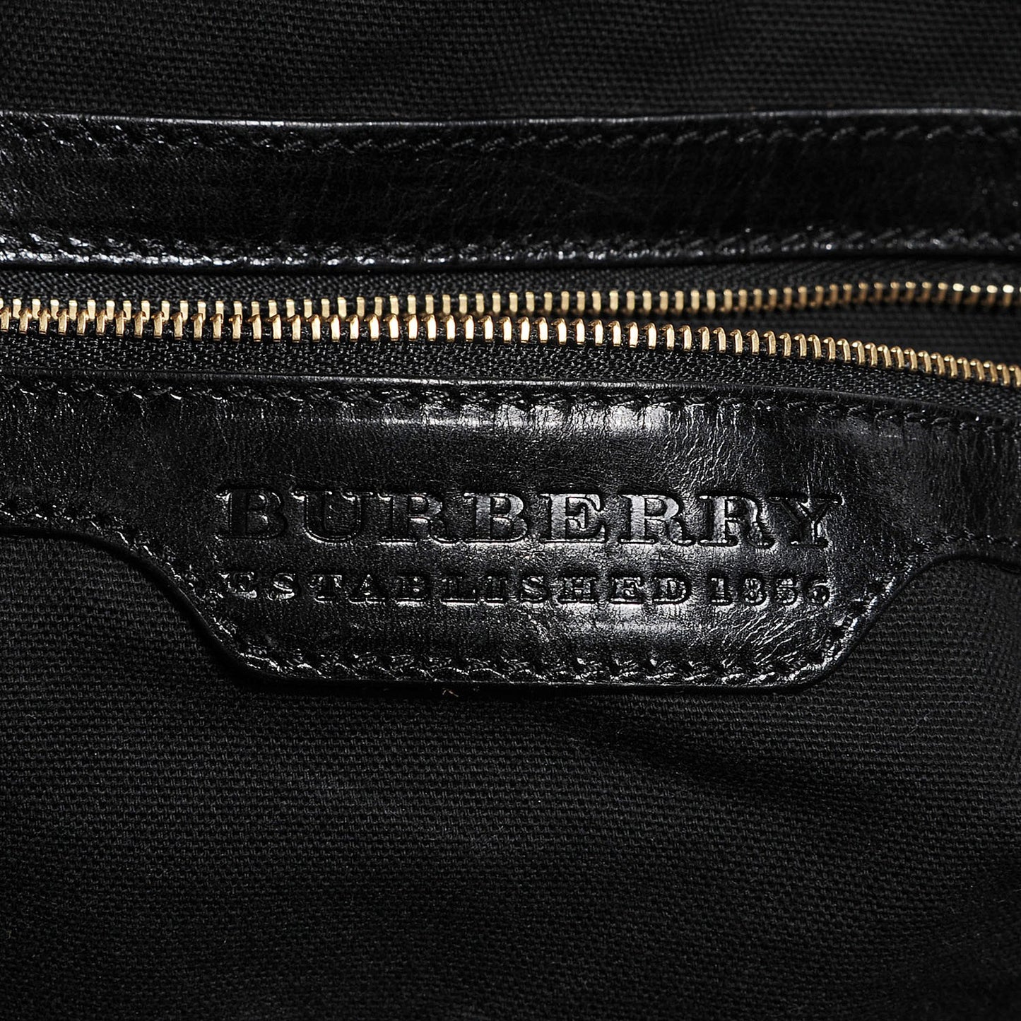 House Check Bridle Calfskin Kent Bag Black