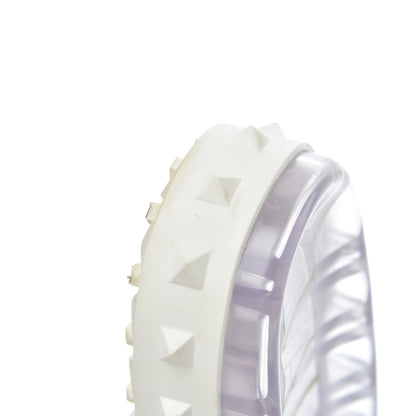 Valentino Garavani PVC Jelly Rockstud Slide Sandals 40 Clear 18 of 18