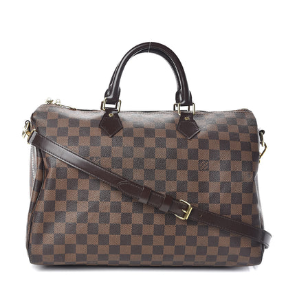 Louis Vuitton Damier Ebene Speedy Bandouliere 35 1 of 14