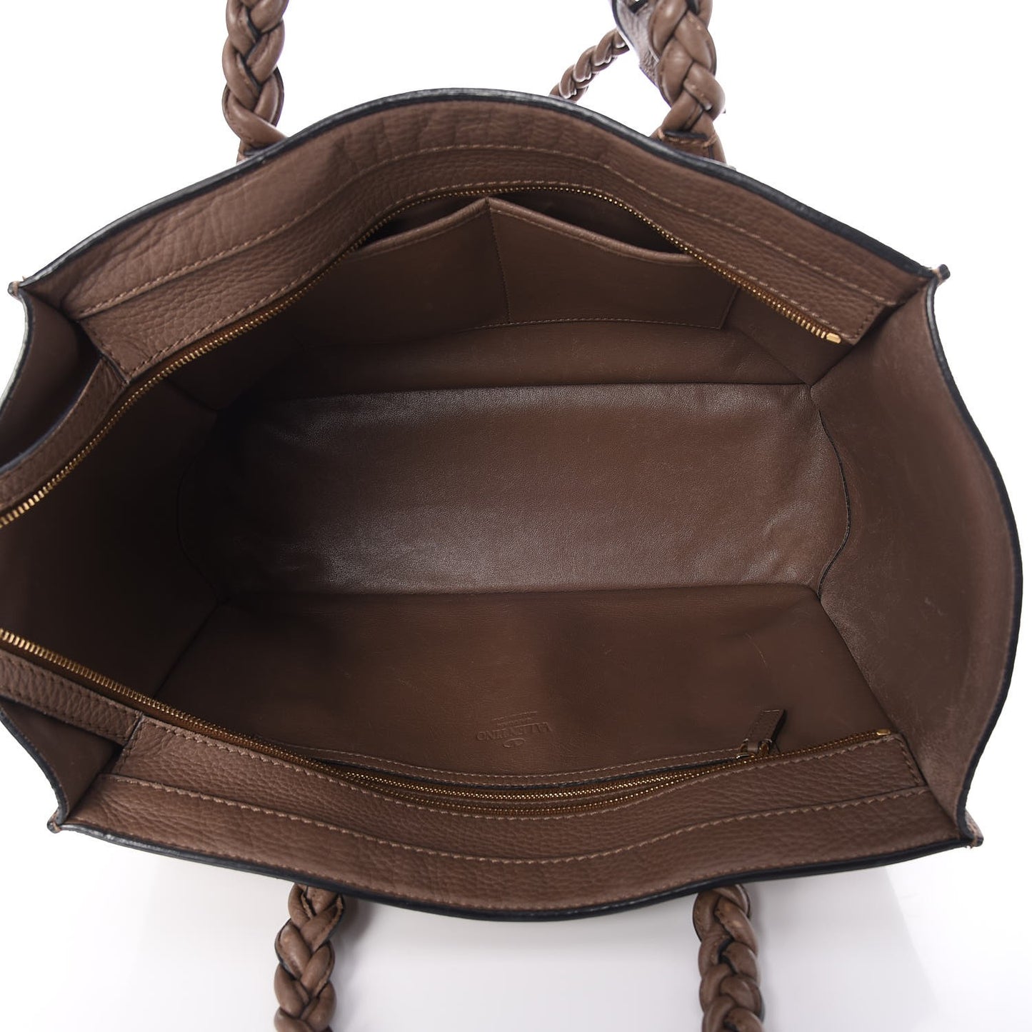Grained Calfskin To Be Cool Tote Dark Noisette