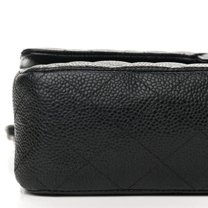 Chanel Caviar Quilted Medium Double Flap Black 9 of 13