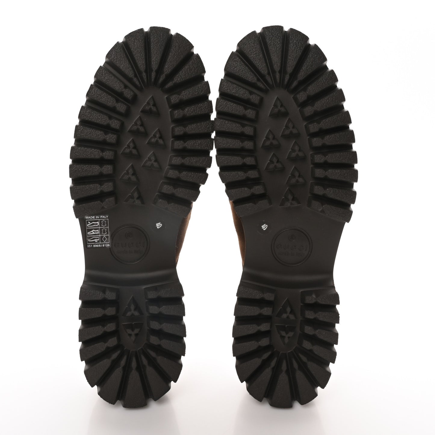 Suede Horsebit Platform Mules 40 Washed Brown