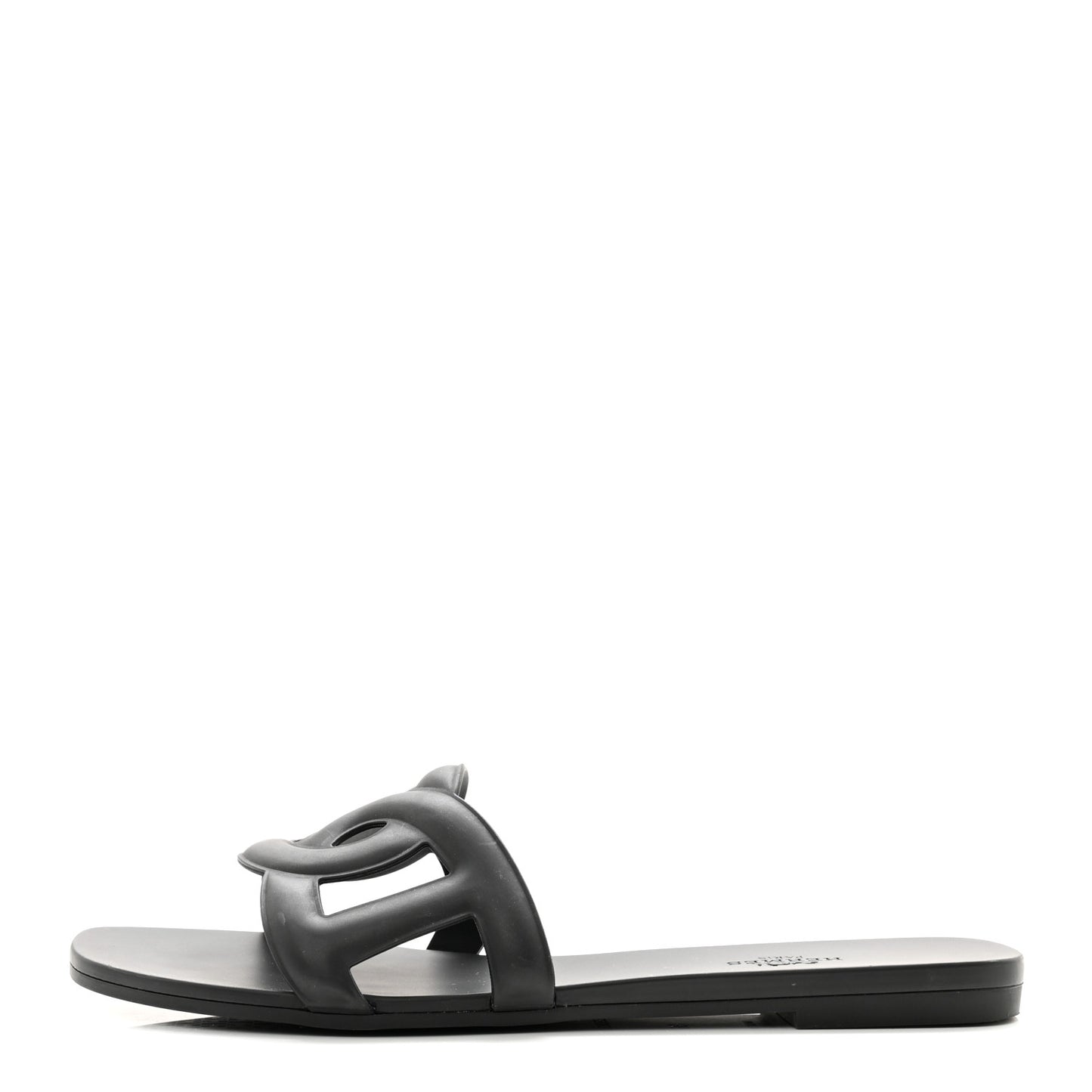 Rubber Aloha Sandals 38 Black