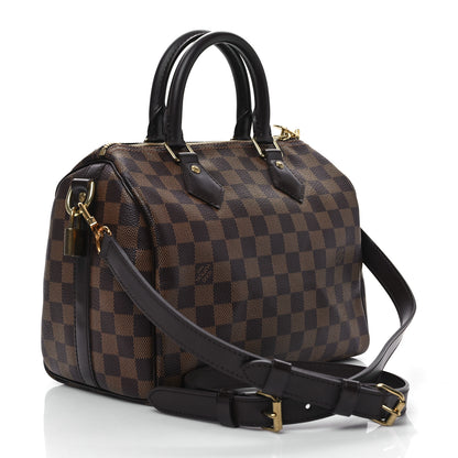 Louis Vuitton Damier Ebene Speedy Bandouliere 25 3 of 9