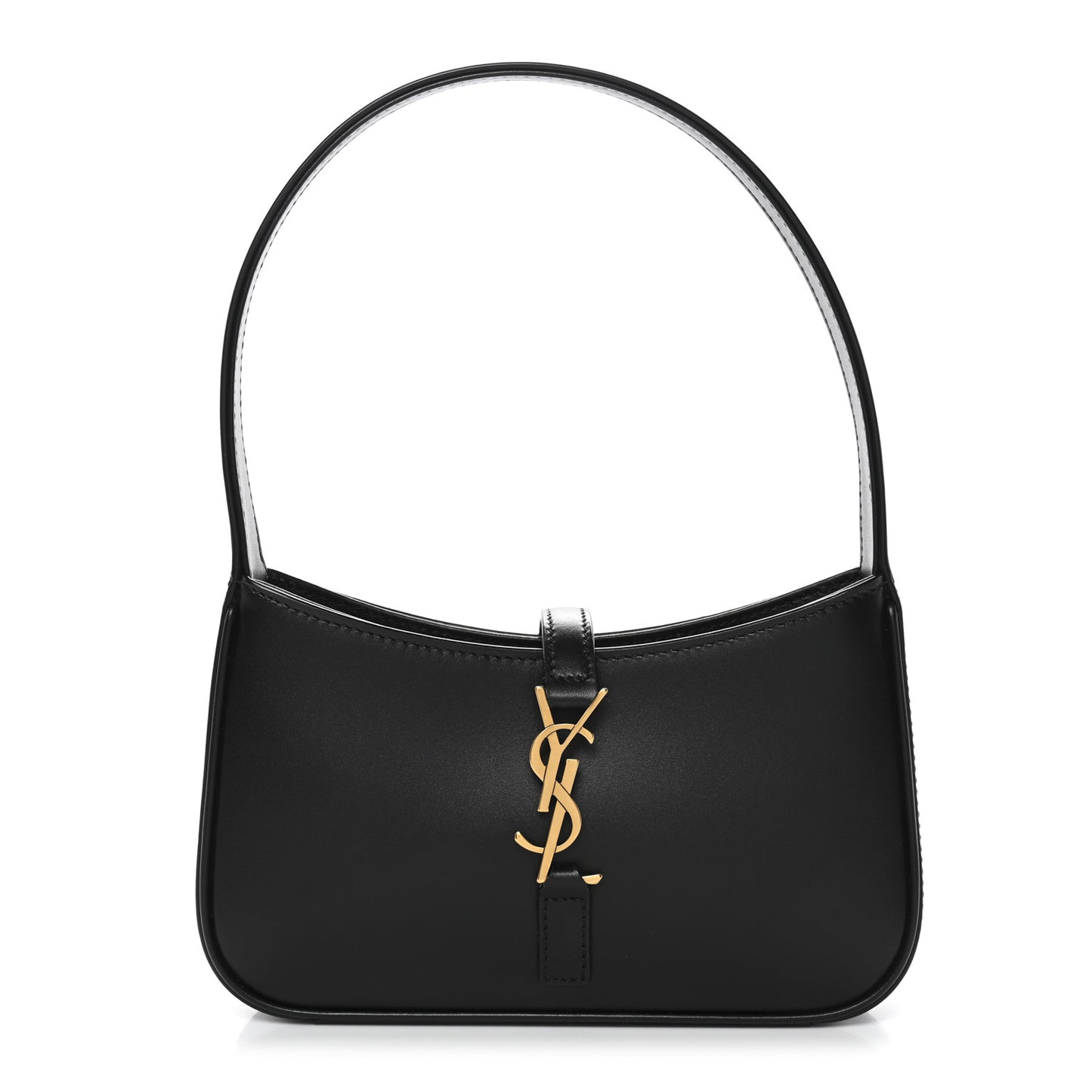 Smooth Calfskin Le 5 A 7 Mini Hobo Black
