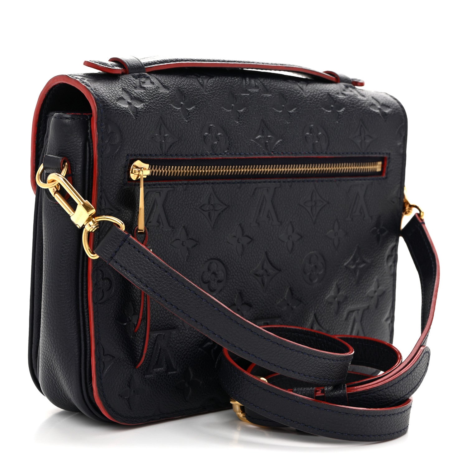 Louis Vuitton Empreinte Pochette Metis Marine Rouge 3 of 13