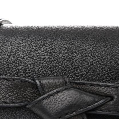 Loewe Grained Calfskin Mini Gate Western Crossbody Bag Black 7 of 9