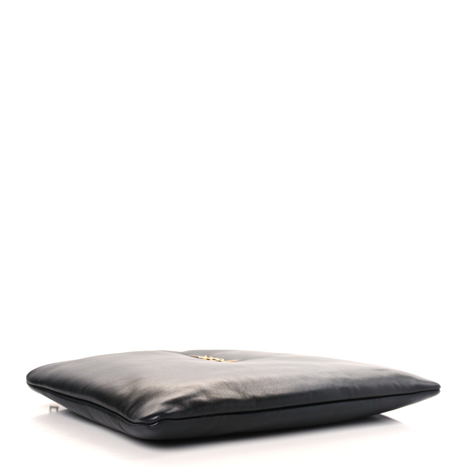 Saint Laurent Lambskin Small Calypso Pouch Black 4 of 9