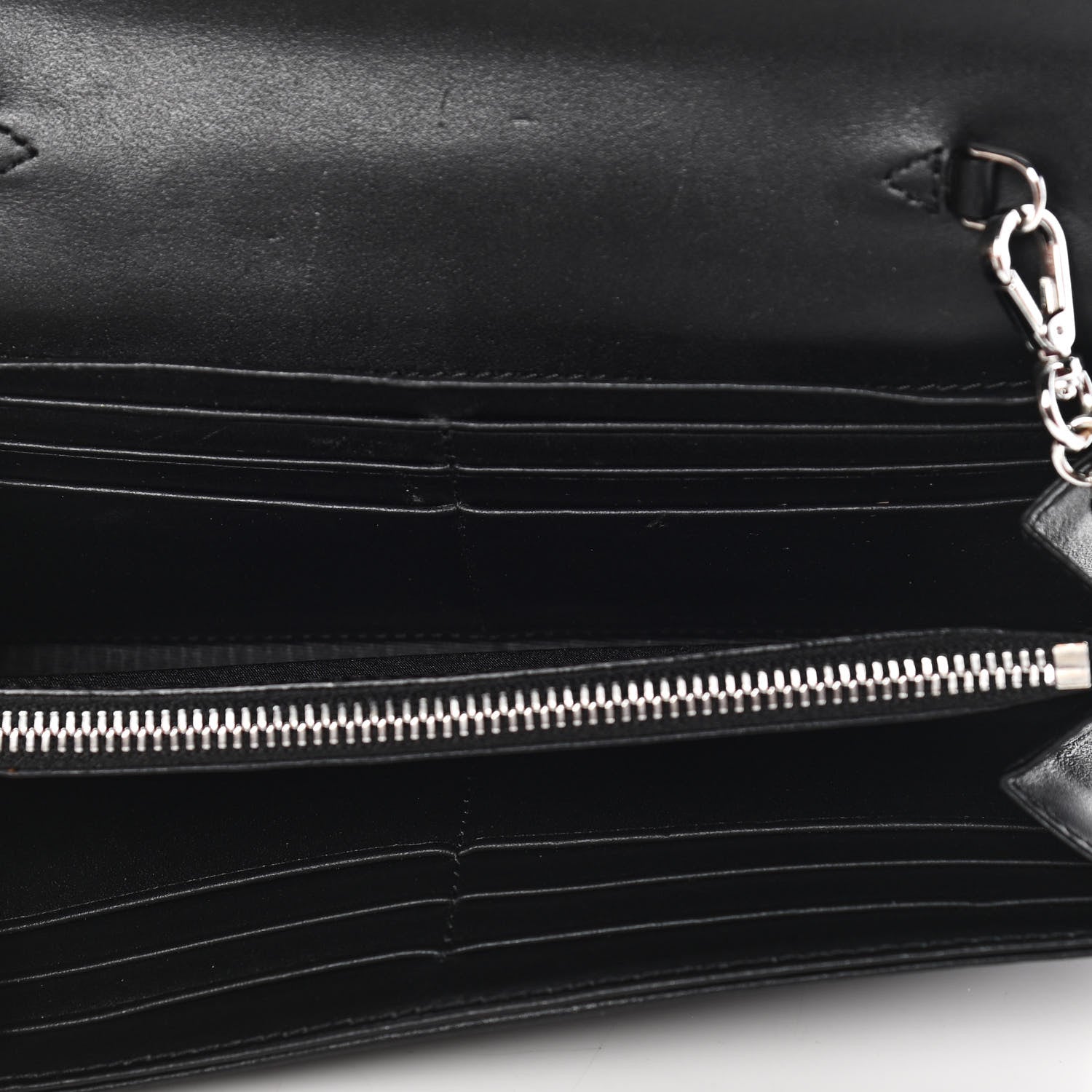 MCM Visetos Large Patricia Wallet On Chain Black 5 of 7