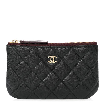 Chanel Caviar Quilted Small Cosmetic Case Black 1 of 9