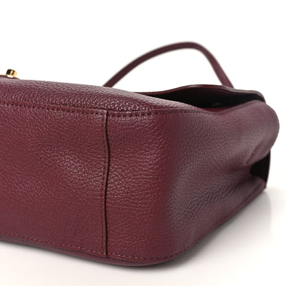 Chanel Grained Calfskin Small Souplissimo Maxi Flap Burgundy 9 of 10