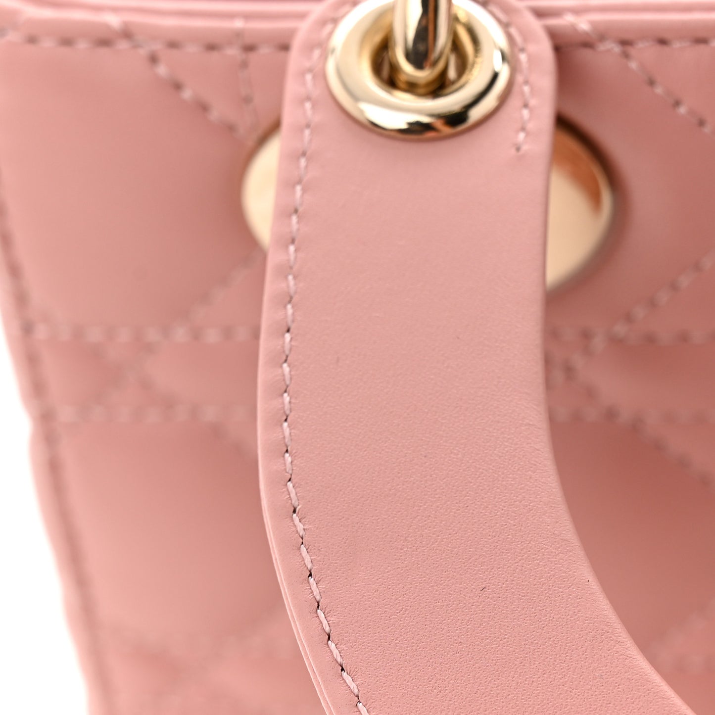 Lambskin Cannage Small My ABCDior Lady Dior Antique Pink