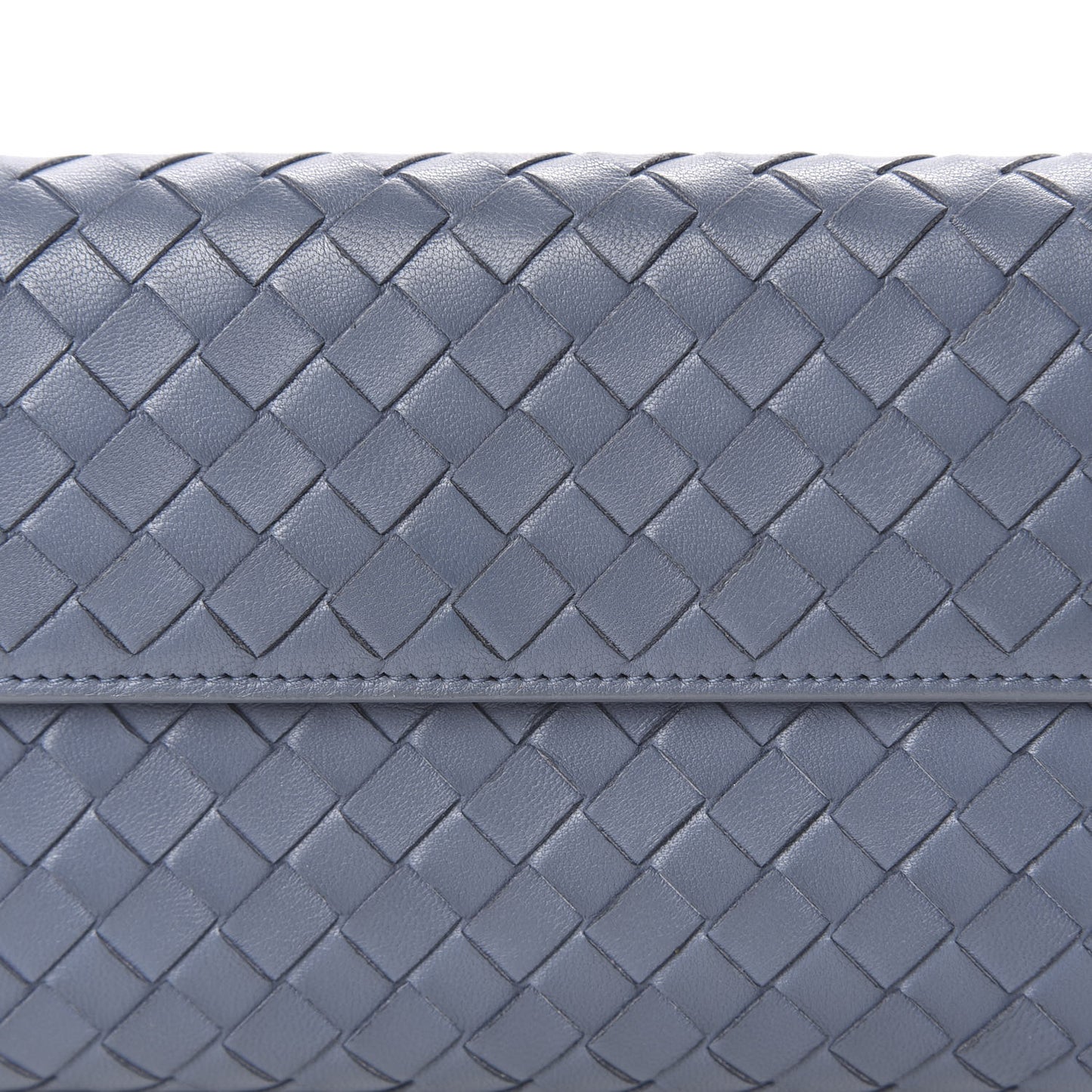 Nappa Intrecciato Continental Wallet Krim