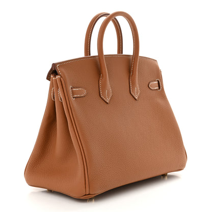 Hermes Togo Birkin 25 Gold 3 of 11