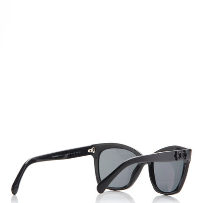 Chanel CC Butterfly Signature Sunglasses 5313 Black 4 of 9