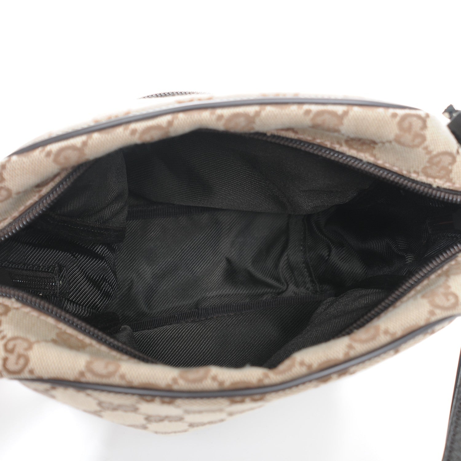 Gucci Monogram GG Flight Small Crossbody Bag Brown 5 of 7