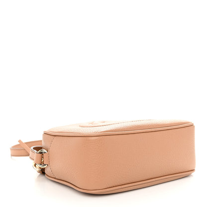 Gucci Pebbled Calfskin Small Soho Disco Bag Camelia 4 of 10