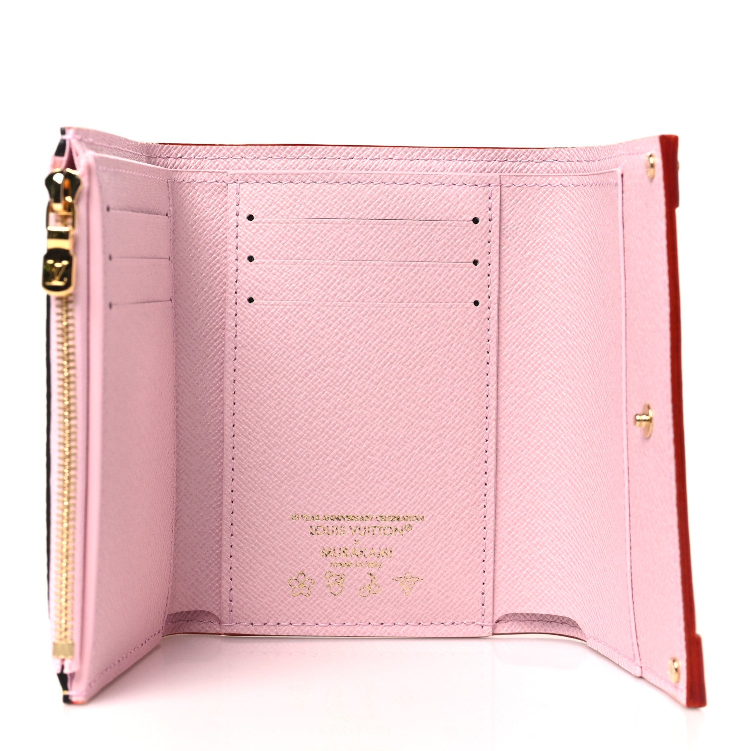 Louis Vuitton LV X TM Monogram Cherry Blossom Victorine Wallet Sakura Brown 5 of 8