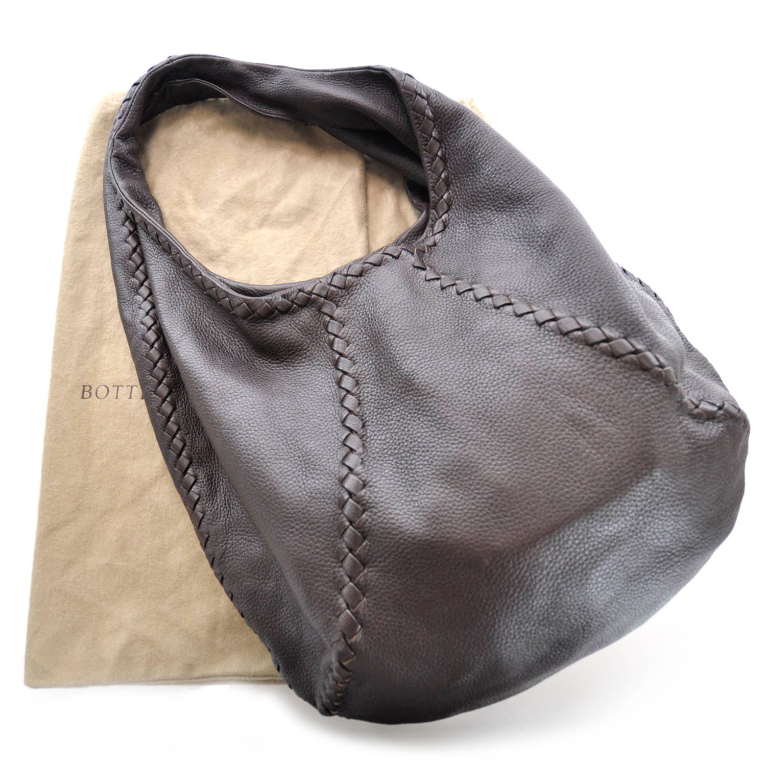 Bottega Veneta Leather Cervo Hobo Ebano 3 of 11