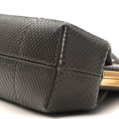 Fendi Snakeskin Small Fendi First Brown 10 of 10
