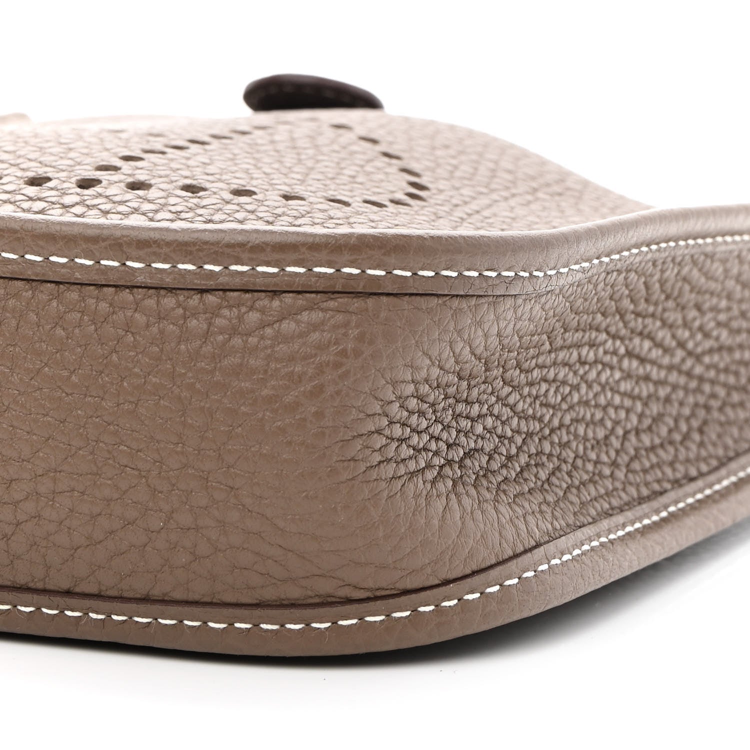 Hermes Taurillon Clemence Amazone Evelyne TPM Etoupe Bleu Indigo 9 of 9