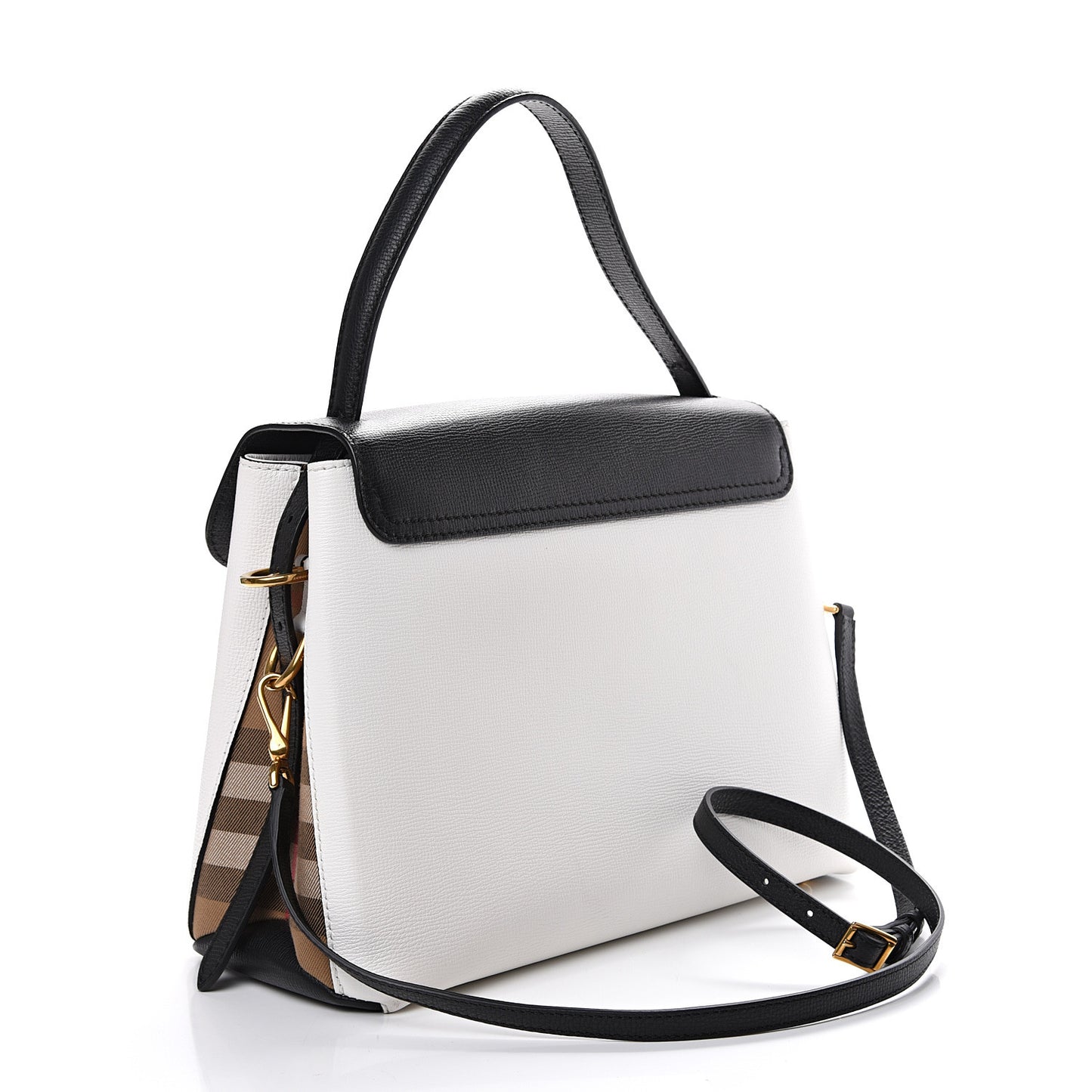 Derby Calfskin House Check Medium Camberley Chalk White Black