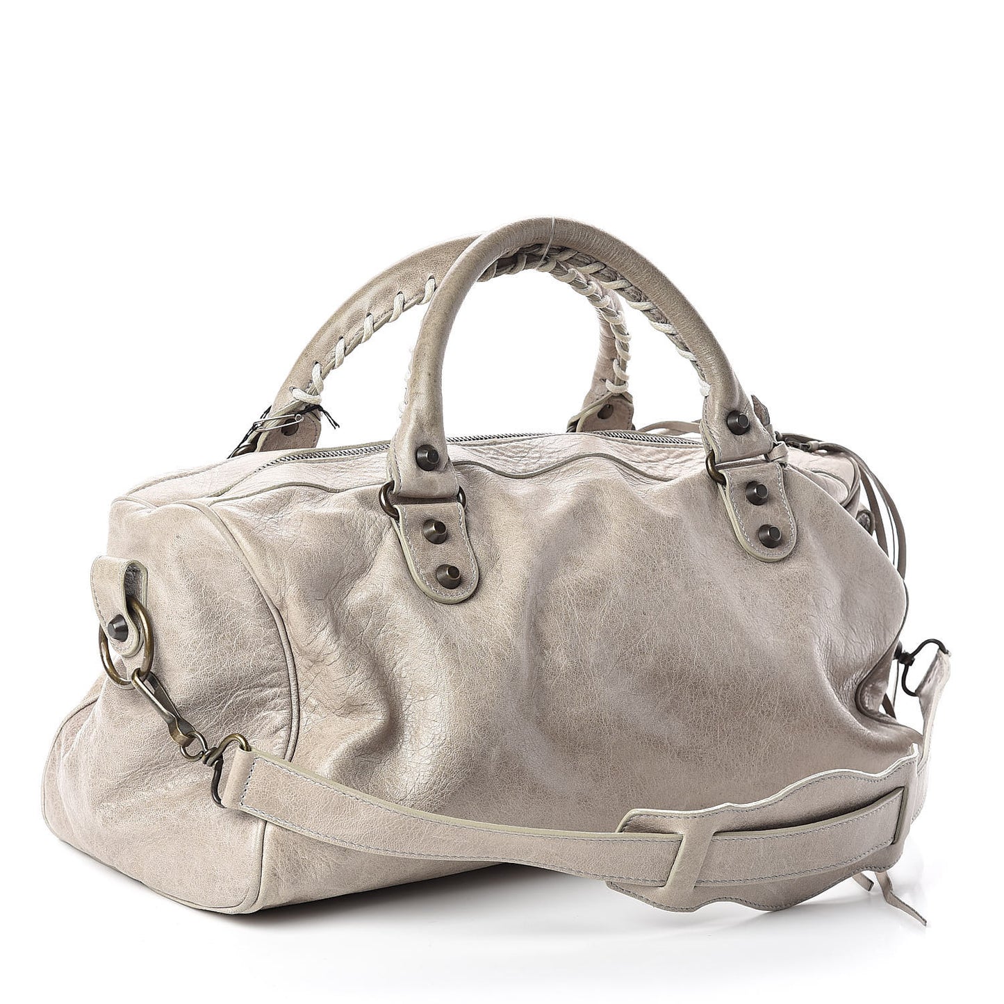 Agneau Classic Hardware Twiggy White