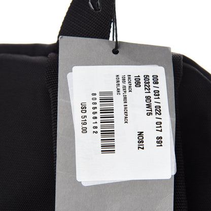 Balenciaga Nylon You Are The World Explorer Backpack Black 9 of 10