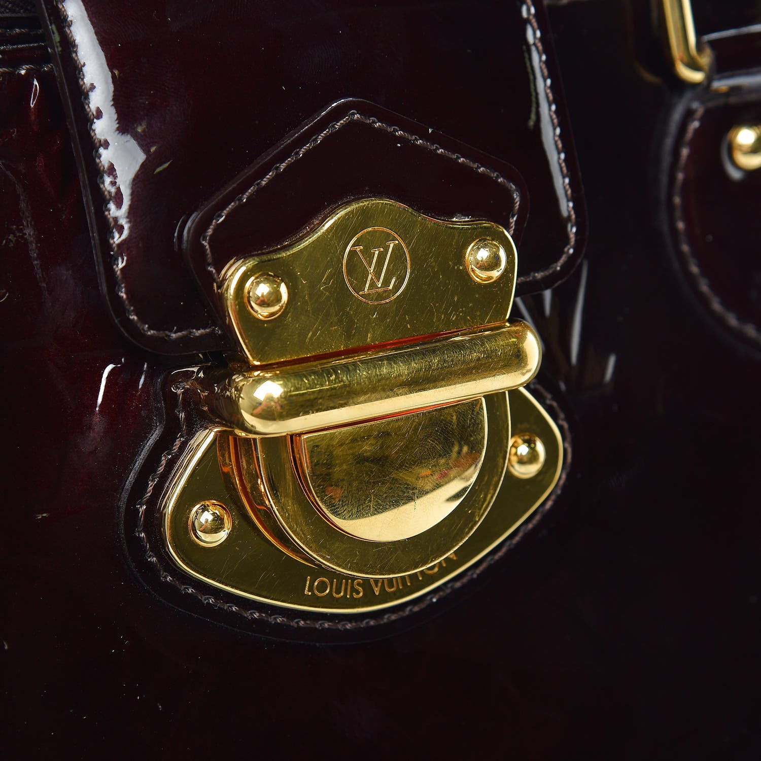 Louis Vuitton Vernis Melrose Avenue Amarante 7 of 9