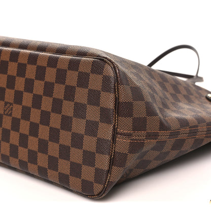 Louis Vuitton Damier Ebene Neo Neverfull MM Rose Ballerine 10 of 12