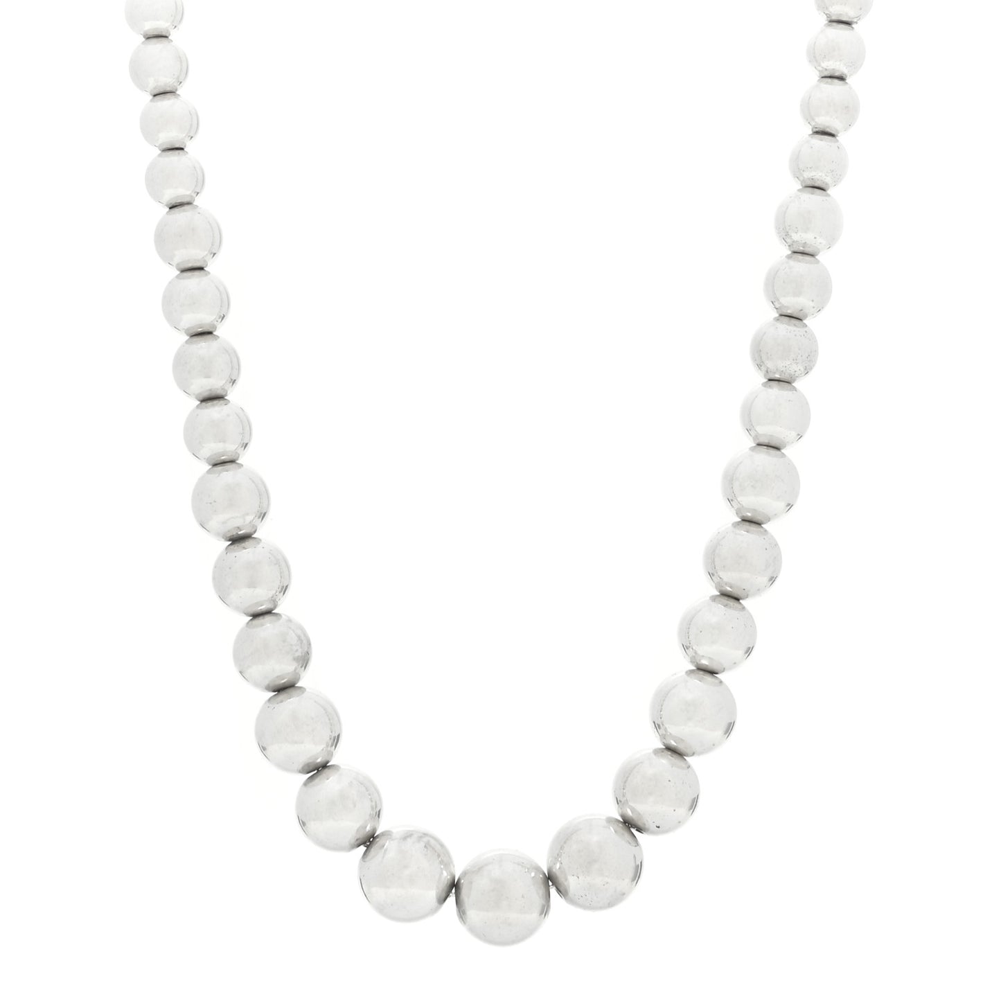 Sterling Silver HardWear Graduated Ball Necklace